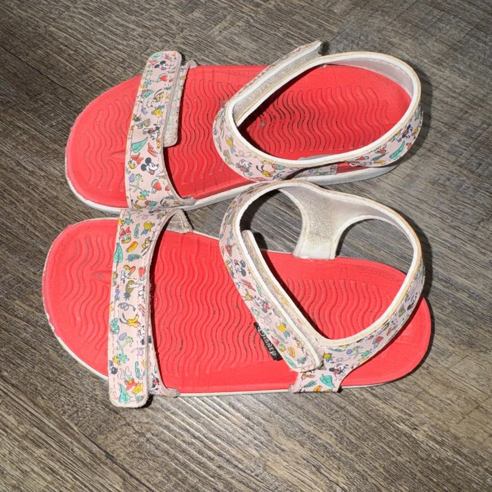 Disney x Native Charley Kids Sandals Mickey Minnie Spring Break Pink 7